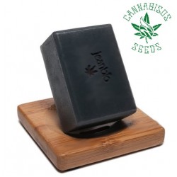 JeanBio cannabis black soap bar formula 1323