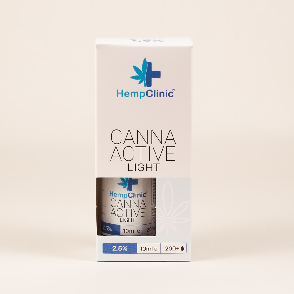 Canna Active CBD Oil – 2.5% Hemp Clinic
