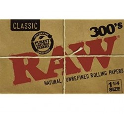RAW 300 φύλλα χαρτάκια KINGSIZE 1.25 rolling papers
