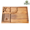 Super Puff Wooden Rolling Tray – Large – Walnut Series