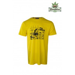 7th Wave – Original Collection – Men T-Shirt – Yellow