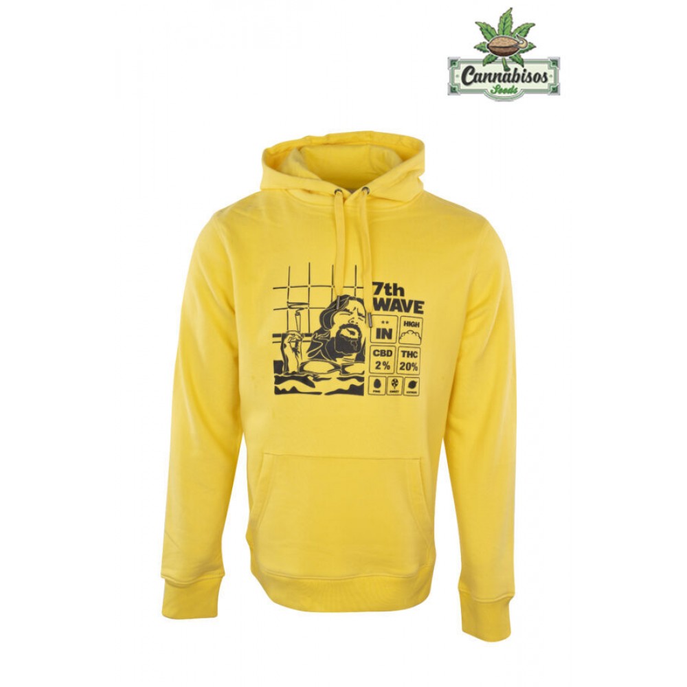 7th Wave – Original Collection – Men Hoodie – Yellow