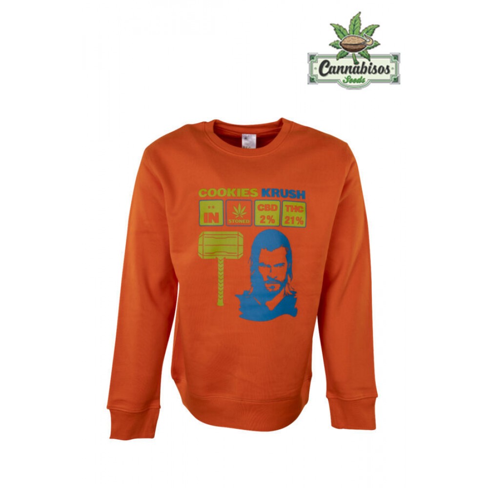 Cookies Krush – Legend Collection – Men Sweater – Orange